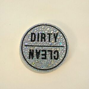 Sparkling Rhinestone Dishwasher Sign